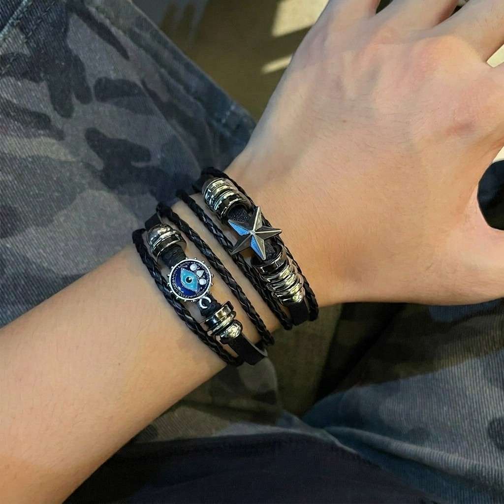 Ethnic Distressed Butterfly Bracelet