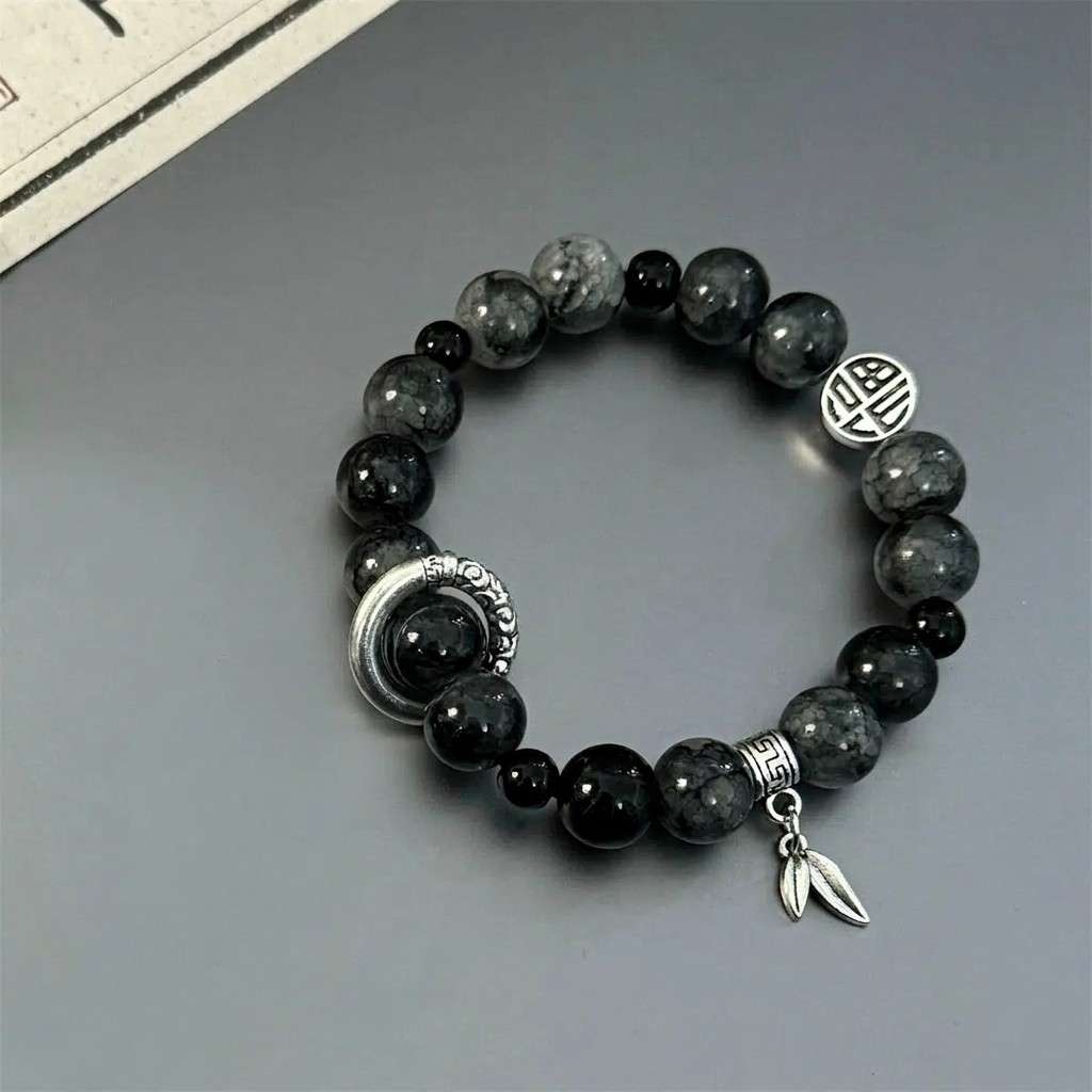 Asian Style Glass Beads Bracelet
