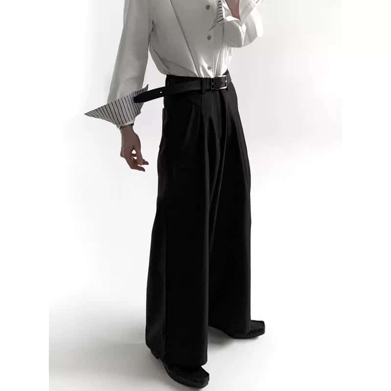 High Waist Wide Leg Casual Pants
