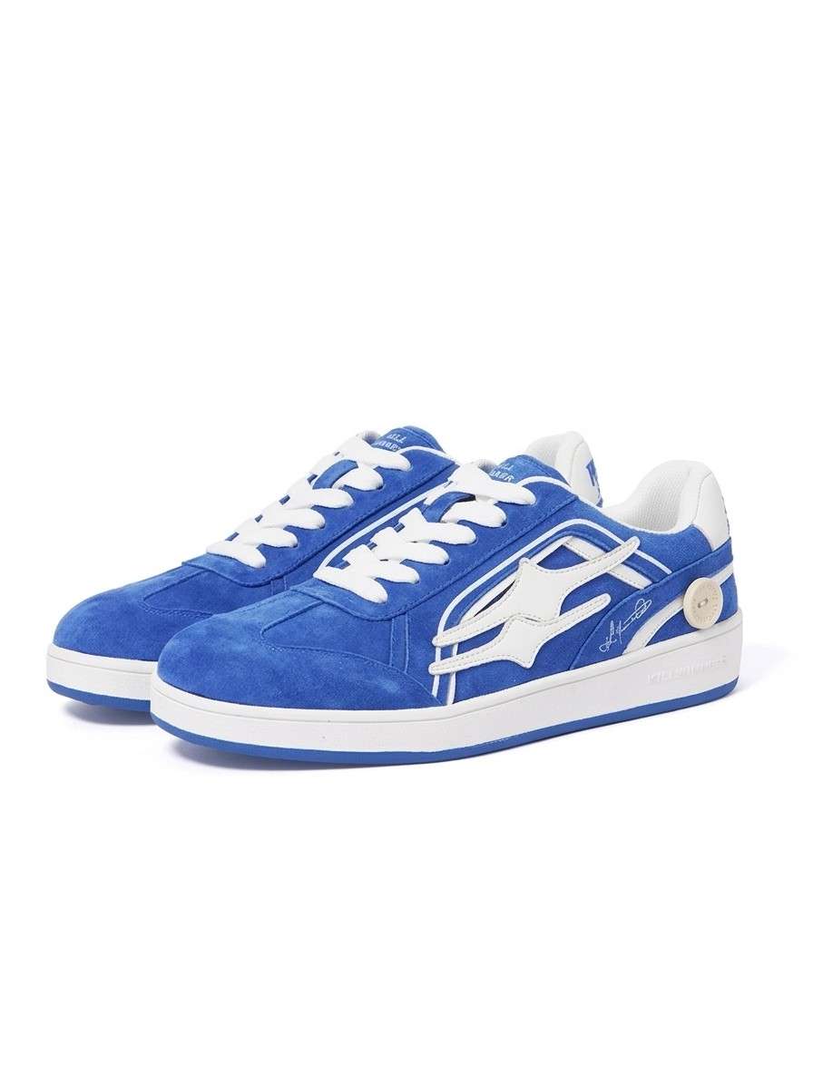 Suede Low-Top Casual Sneakers