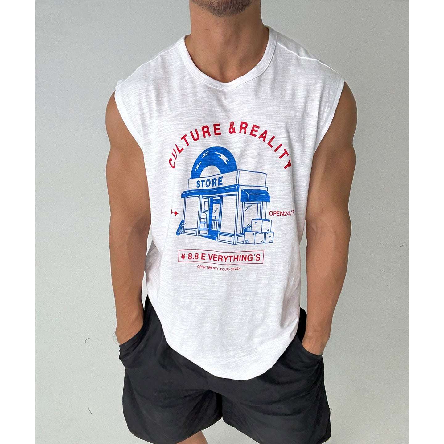 Lightweight Round Neck Vest