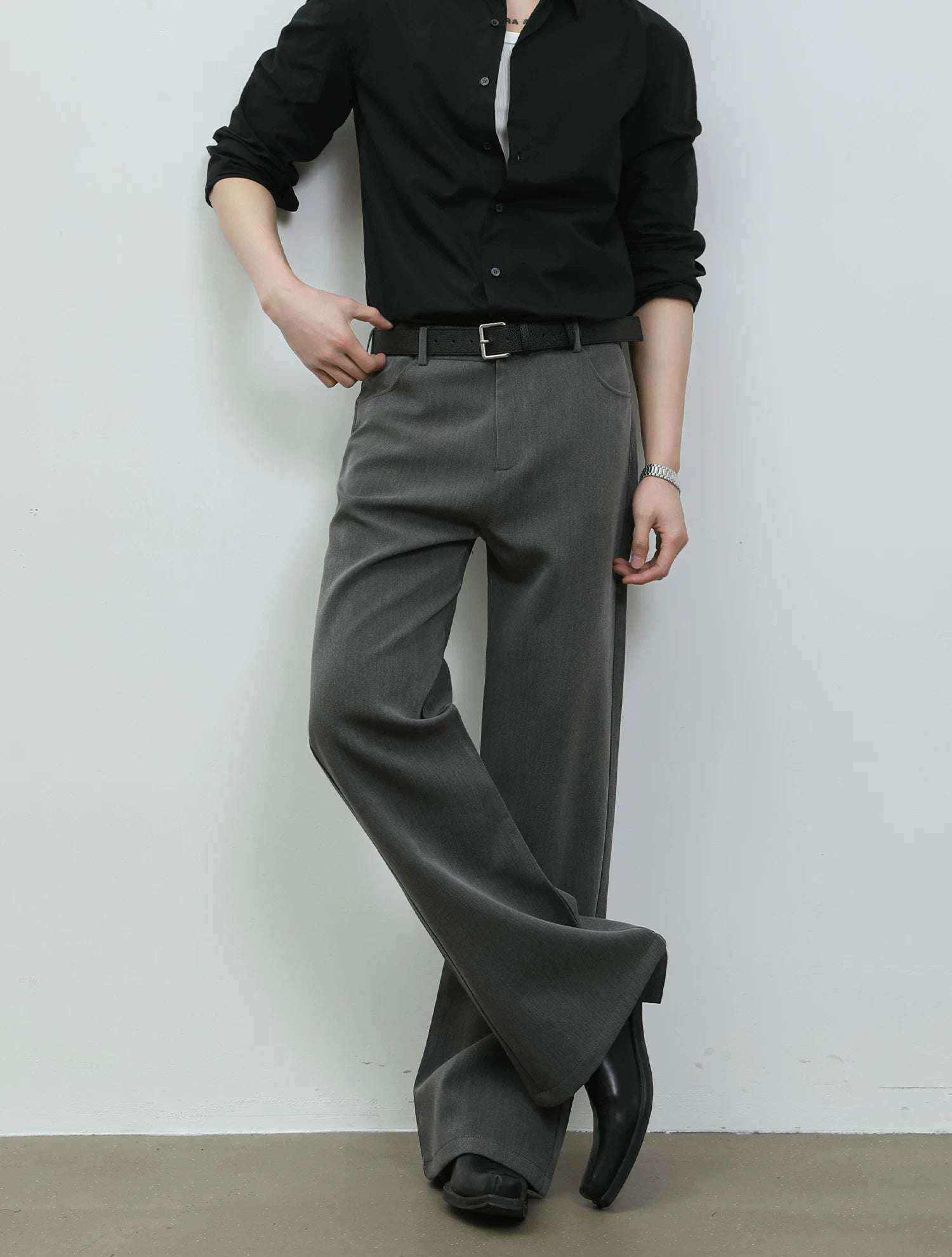 Slim Fit Straight Leg Pants